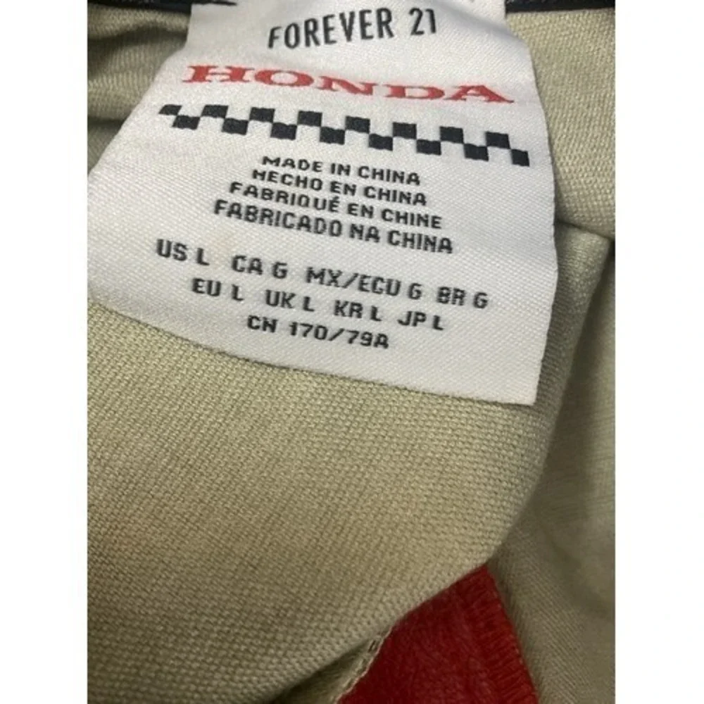 Forever 21 Honda Racing Moto Sport Faux Leather Hot Shorts Women L China Viscose